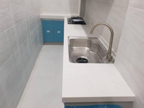 鴻銘石材開發 - L型廚具檯面