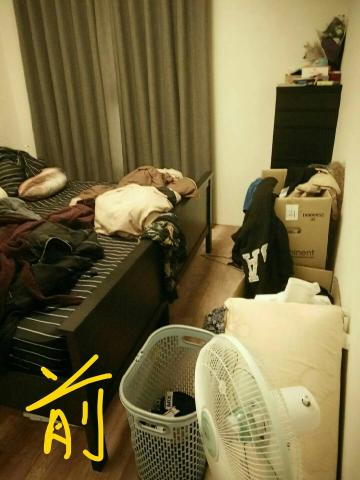 silver收納設計師 - 台中北屯區&mdash;主臥收納前