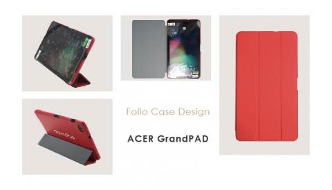 Nono studio - ACER GrandPad case Design (PC & PU leather)