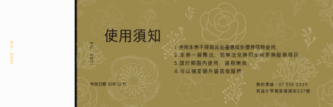 反摺工作室 - 舞動光貴賓券樣式