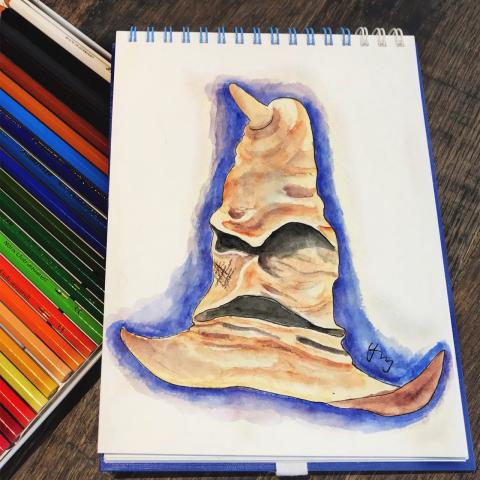 露西 - 色鉛筆手繪