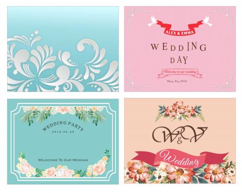 陳慧絨 - 婚禮背板設計