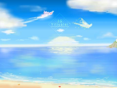 伊利亞雷 - 用直線工具繪製背景