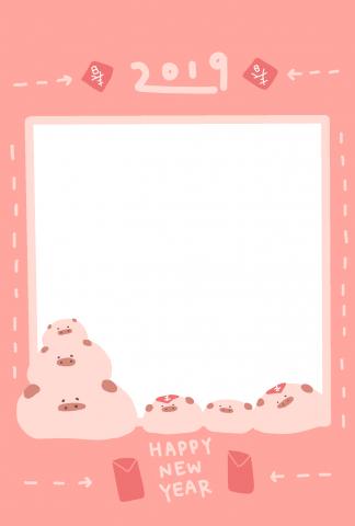 小魚Herely - PRO360ｘibonAPP  豬事順利 圖框 優選獎