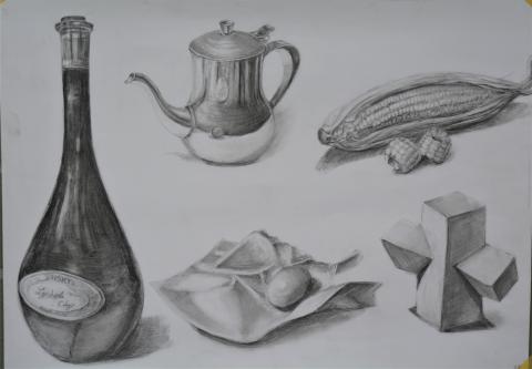  - 靜物素描