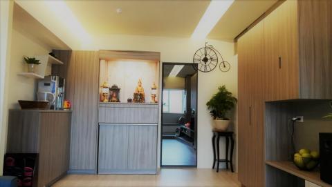 群燚空間  整體規劃 - 將神明祖先依風水格局安排於室內設計空間裡。