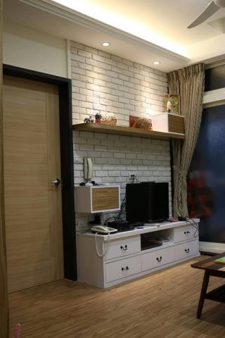 墨築空間設計 - 北投陳公館-客廳2（北歐簡約）