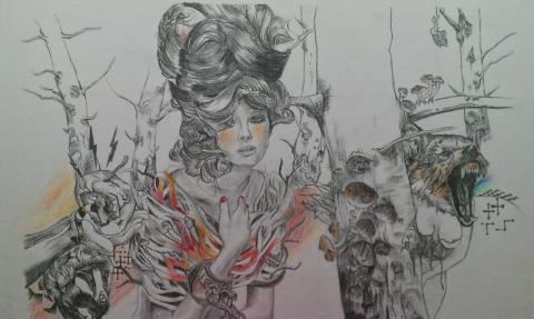 劉子瑜 - 鉛筆/色鉛筆