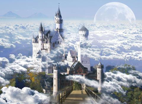 綠星球 - 雲中城堡