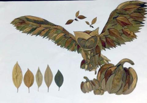 陳姿伶 - 葉子拼貼