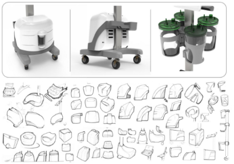 SHIUE in WH - 醫療機台造型設計-
細節/草圖發想