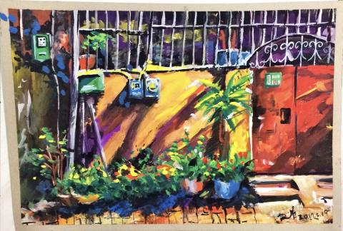 黃子育 - 廣告顏料 濃彩