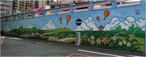 名鎵廣告企業社 - 壁畫彩繪-春日里大興橋牆面