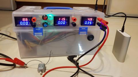 九重葛創客工作室 - 個人設計-舊電腦電源供應器改裝成實驗用電源供應器