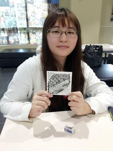 王馨儀 - 受邀雲林環球科技大學任教禪繞畫講師