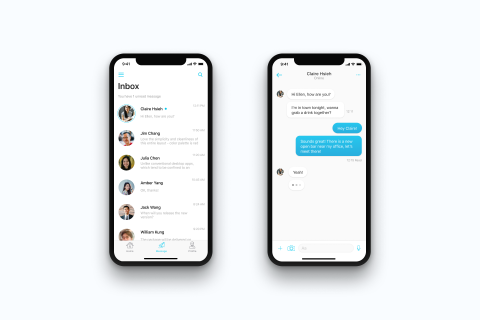 CT UI&UX Design - Message in iOS Design
