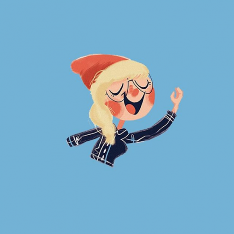 Audrey - PS painting