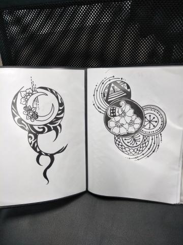 貝爾 - 圖騰設計，交稿方式以線稿為主，客製化設計，需與案主討論。