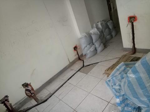 越前水電工程 - 房間插座新增打管溝配管拉線
