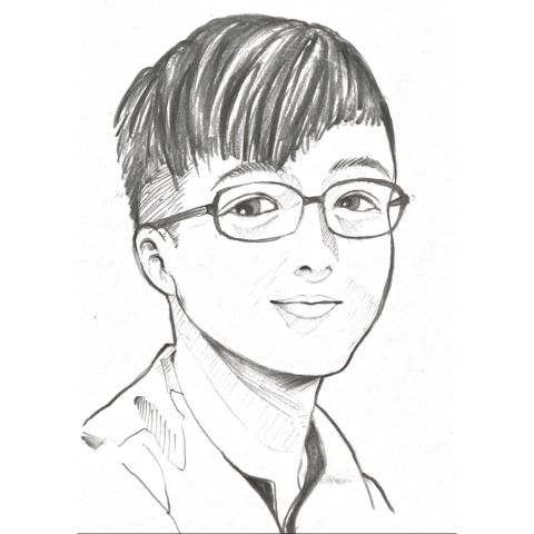 Huang rong - 媒材:鉛筆