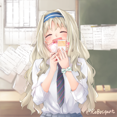 梁嘉怡 - Darling in the Franxx的二創同人圖，電繪(使用CLIP STUDIO PAINT)