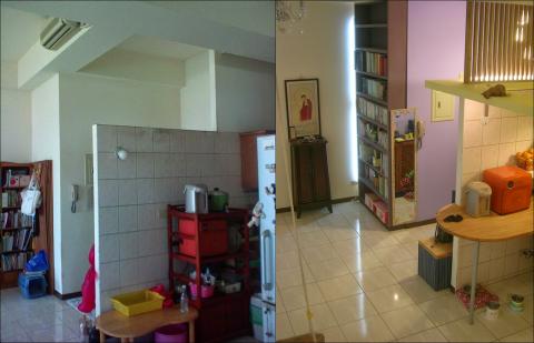 橄欖設計 - 宅改前後對照圖