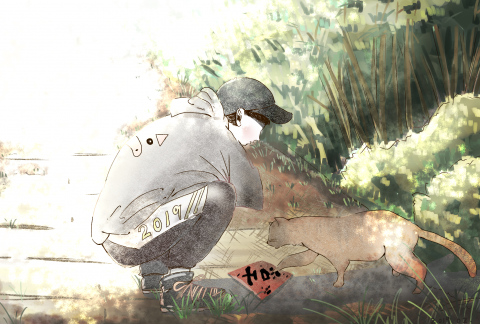 吃魚草布丁插畫工作室 - 明信片/賀卡