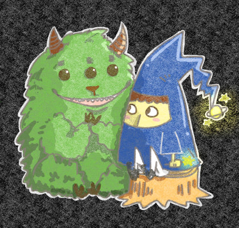 吃魚草布丁插畫工作室 - 全彩插畫