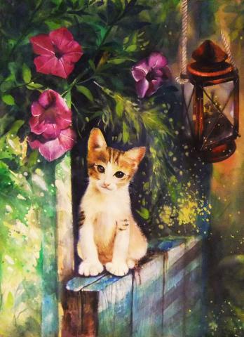 ＰZ Y studio - 《凝視》
創作˙水彩