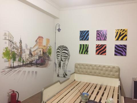 飛鴿牆壁彩繪 - 民宿彩繪