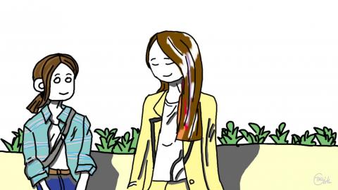 高個女孩日常 - 華劇－三明治女孩繪圖