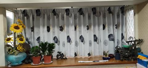 全宏工作室 - 1080330內湖區陽光街。客廳窗簾訂製安裝。 全宏工作室 - 1080330內湖區陽光街。客廳窗簾訂製安裝。