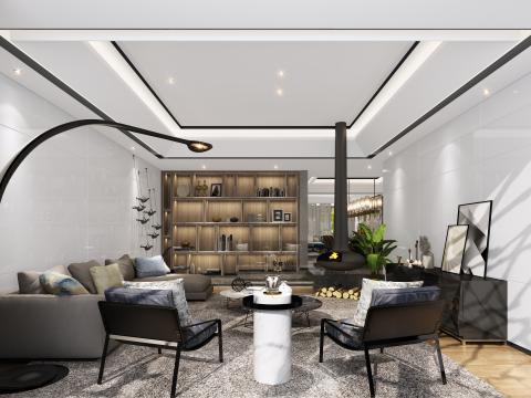 Deer-Interiors Design - 別墅豪宅
面積: 600米平方，共四層樓
風格: 現代輕奢
