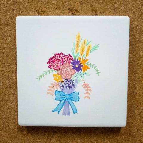 文藝花園 Kunst Gartrn - 手繪杯墊