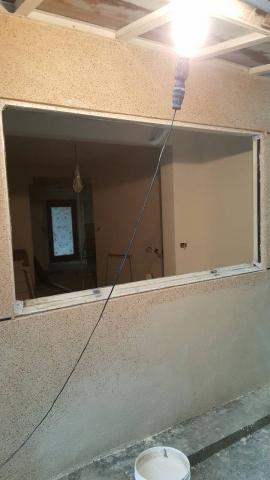 房屋修繕 - 抿石子施工……