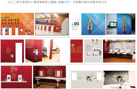 at_neptune - 2017_新竹就業中心賈桃樂學習主題館/ 展牆文字、多媒體互動內容腳本與文字
