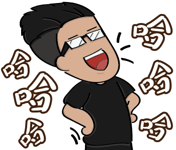 Iron - 以真人繪製 Line貼圖製作