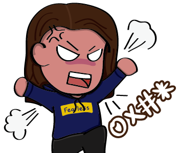 Iron - 以真人繪製 Line貼圖製作