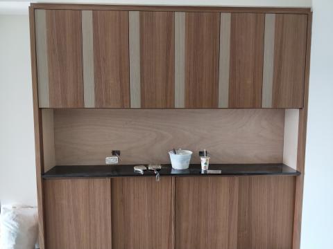 王峻瑋-專業油漆 - 浮雕木櫃噴保護漆完成圖