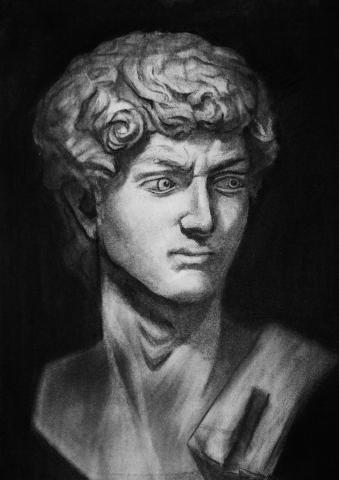 Jasmine - 石膏像素描