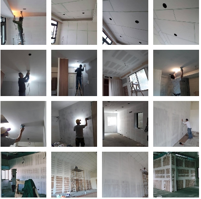 Danny油漆工程 - 矽酸鈣板 SOP作業流程 
AB膠-接縫土-整面批土-矽利康-噴漆
0989-252756 蔡先生