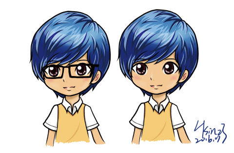 MissHsin23/欣小姐 - 人物設計/電腦繪圖
創作媒材:PhotoShop