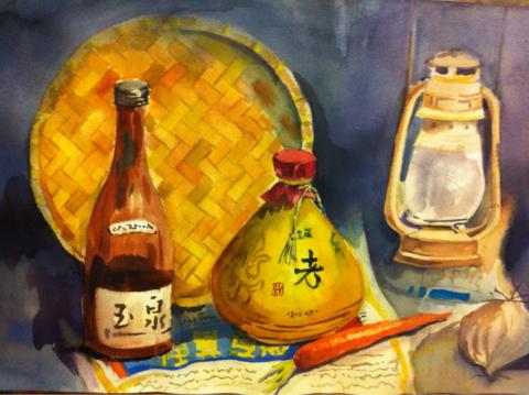 Jasmine - 靜物水彩