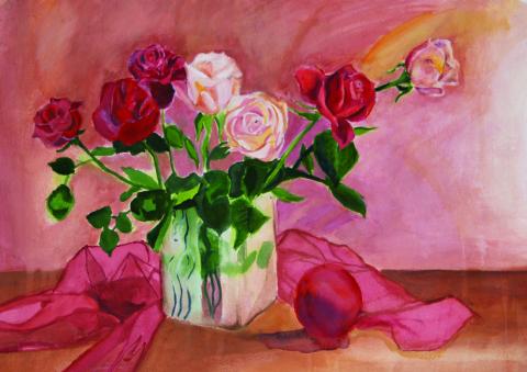 Jasmine - 靜物水彩