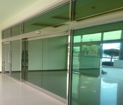 煌玉工程行 - 雙開自動門安裝(不銹鋼)