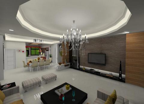 奇蘊室內裝修設計 - 客廳、餐廳