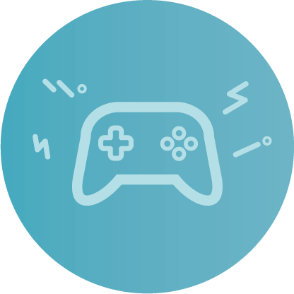 洛米創藝設計工作坊 - ICON設計：遊戲創意。以遊戲去延伸想法設計，發展成遊戲手柄的構圖。