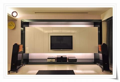 品淳室內裝修/設計工程 - 林口王宅-收納造型電視牆