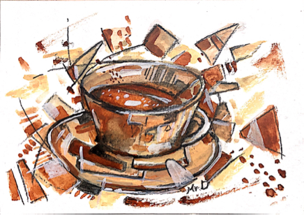 《Mr.D原創手繪》 - 咖啡