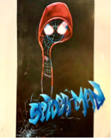 艾思里藝術工作室 -  網美牆-蜘蛛人